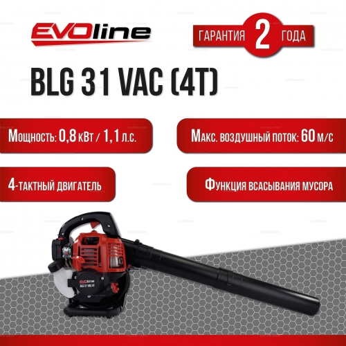 Садовая воздуходувка / садовый пылесос EVOline BLG 31 VAC (4T)